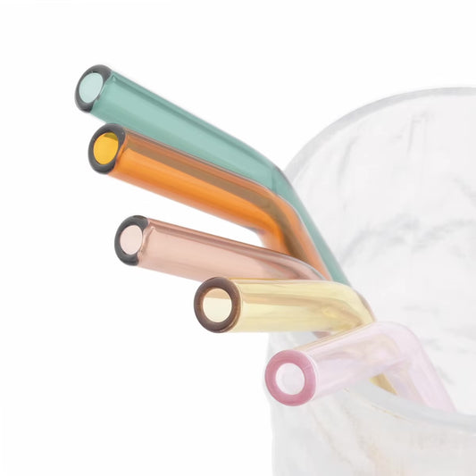 clear sip strohhalm set | 8 stück