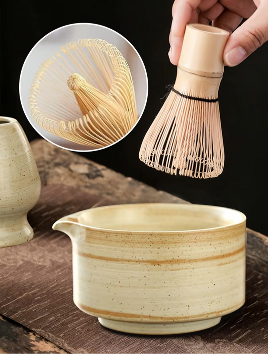 japanisches matcha set keramik | 4 teilig